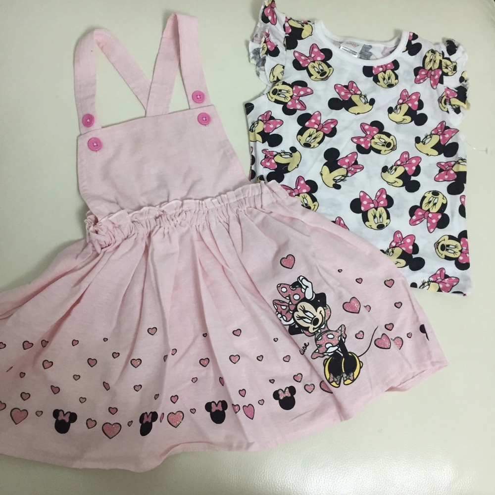 Disney Minnie Mouse Cute Dress Set 0065 - Picture 5 of 6